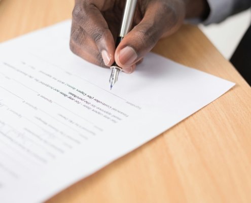 Signature Contrat d'apprentissage Cabinet Moineau